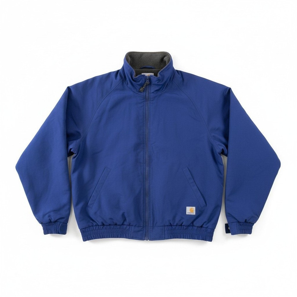 Carhartt J131 Thermal Lined Nylon Active Jacket Royal Blue Mens Large Workwear